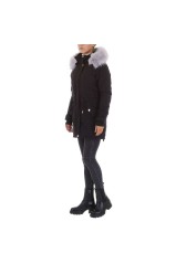 Black women's winter jacket KL-RSW-7421