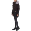 Black women's winter jacket KL-RSW-7421