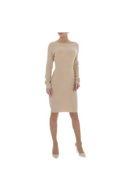 Damen Stretchkleid von GLO STORY - beige