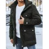 Men's dark green winter jacket Dstreet TX4280