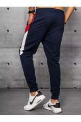 Dstreet UX3203 men's sports pants in dark blue color