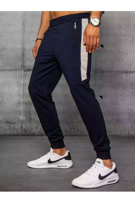 Men's dark blue sweatpants Dstreet UX3239