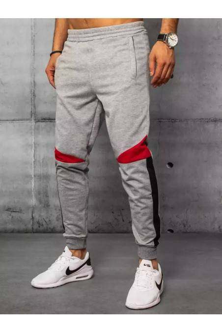 Men's light gray sweatpants Dstreet UX3241