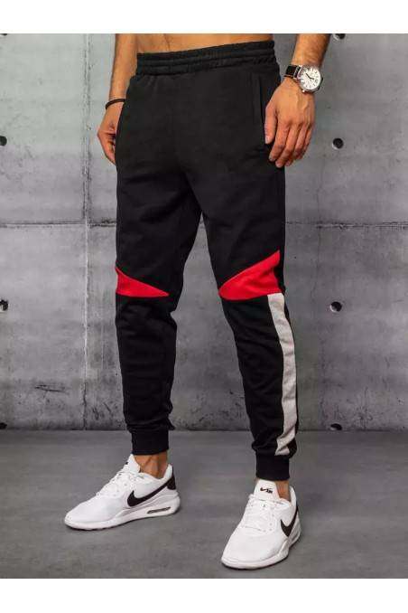 Men's sports pants black Dstreet UX3242