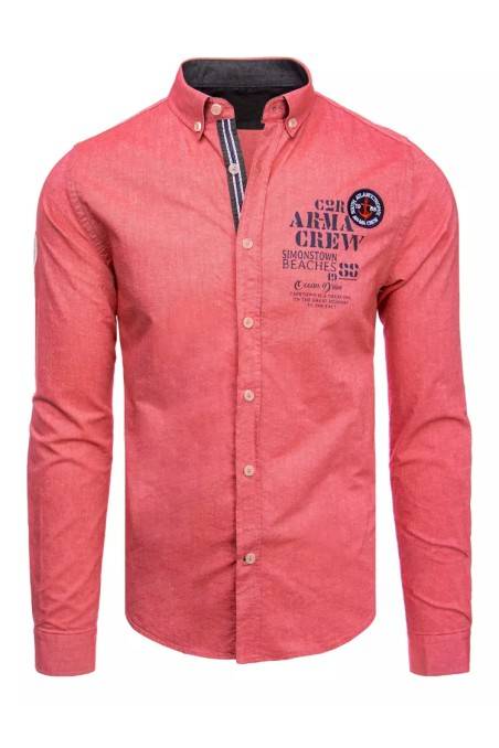 Dstreet DX2297 Men's Red Shirt