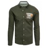 Dstreet DX2279 Men's Khaki Shirt