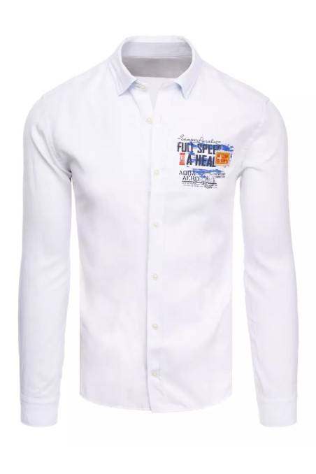 Dstreet DX2283 Men's White Shirt