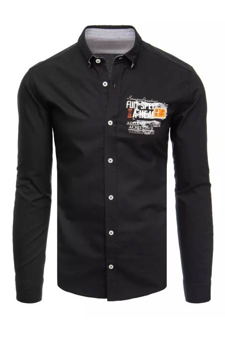 Dstreet DX2285 Men's Black Shirt
