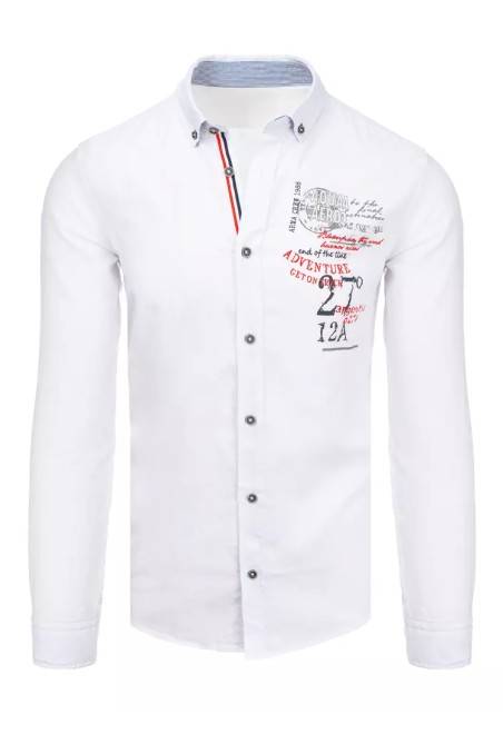 Dstreet DX2259 Men's White Shirt