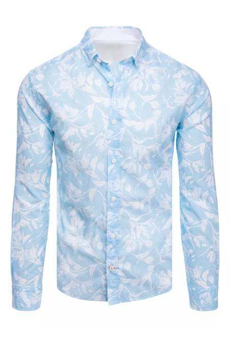 Dstreet DX2264 Men's Blue Shirt