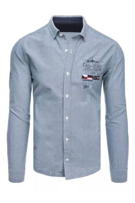 Dstreet DX2289 Men's Blue Shirt