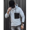 Men's light gray jumper Dstreet BX5465