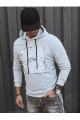 Light gray men's jumper Dstreet BX5468