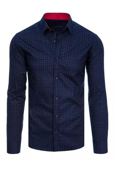 Dstreet DX2334 Navy Blue Men's Shirt