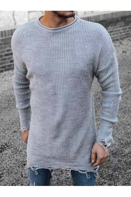 Men's Light Gray Sweater Dstreet WX1963