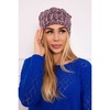 Variegated women's hat KES-22744-K209