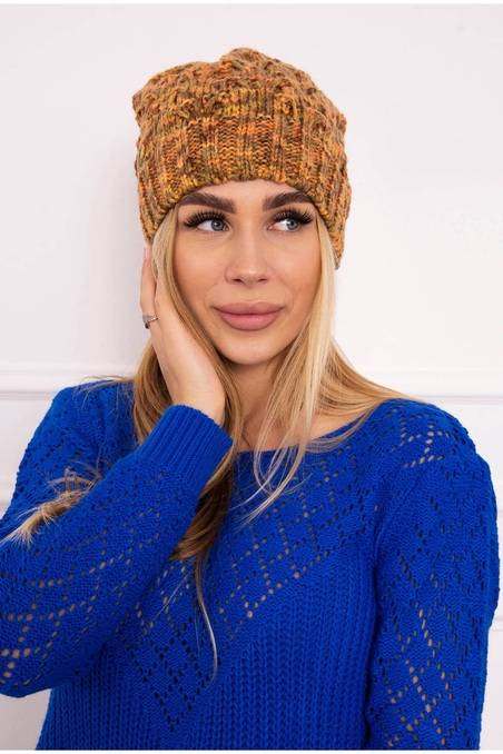 Variegated women's hat KES-22745-K209