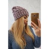 Variegated women's hat KES-22744-K209