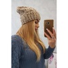 Variegated women's hat KES-22747-K209