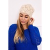 Variegated women's hat KES-22749-K209