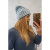 Variegated women's hat KES-22753-K209