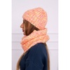 A colorful two-piece set hat and scarf KES-22947-K305