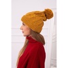 Honey colored women's hat K281