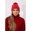 Red women's hat K281