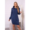 Dark blue hooded dress KES-23156-62072