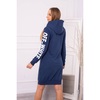 Dark blue hooded dress KES-23156-62072