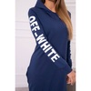 Dark blue hooded dress KES-23156-62072