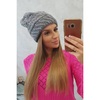 Dark gray women's hat K332