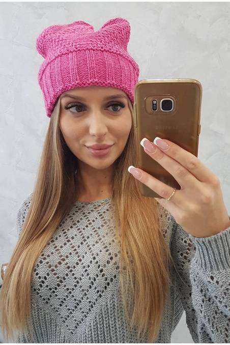 Pink women's hat K331