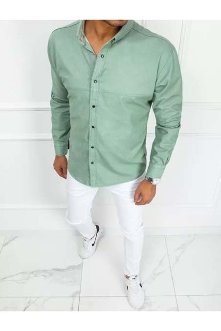 Men's Elegant Green Shirt Dstreet DX2369