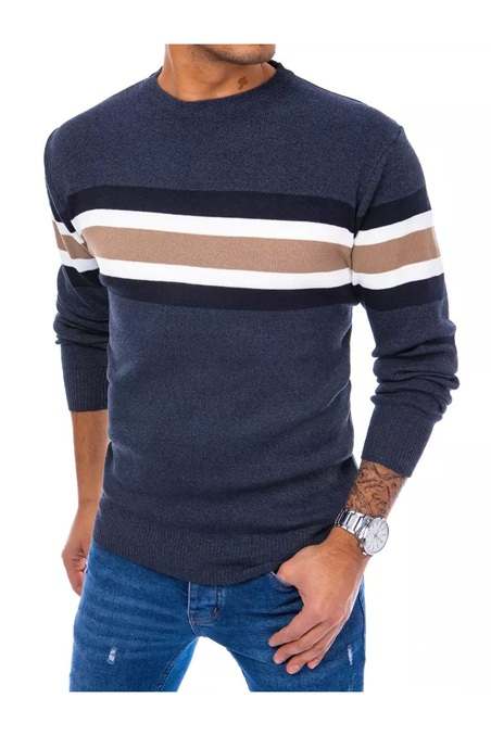 Men's Navy Blue Sweater Dstreet WX2077