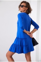 Blue dress GR-12220_COBALT