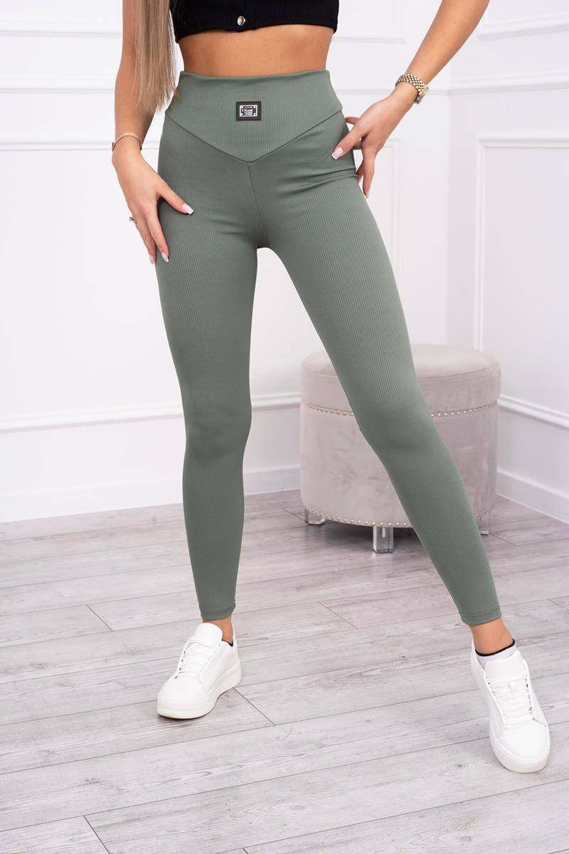 Mint colored leggings KES-23923-9429