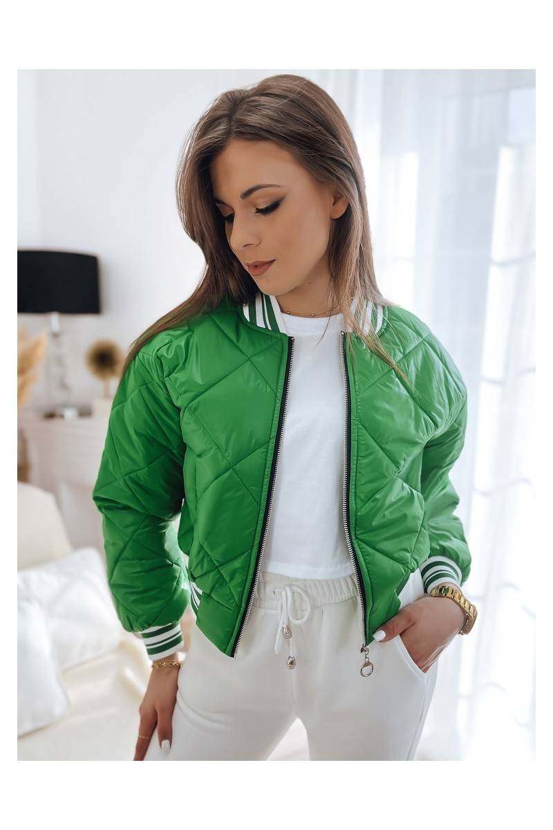 Women's BOMBER jacket green Dstreet TY3430