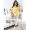 Women's denim jacket RECCE yellow color Dstreet TY3457
