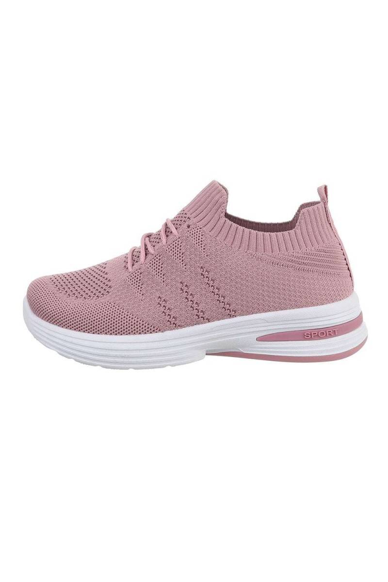 Low pink sneakers for women BL054-pink