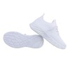Low, white sneakers for women J503-3-white