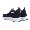 Low, dark blue sneakers for women J512-2-navy