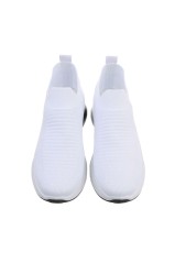Low white sneakers for women J513-4-white