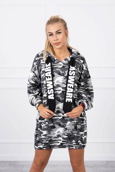 Camouflage dress with hood GR-9107