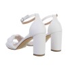 Damen Sandaletten - white-LOLA117-white
