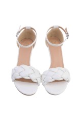 Damen Sandaletten - white-LOLA117-white