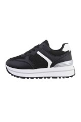 Damen Low-Sneakers - black-PC170-black