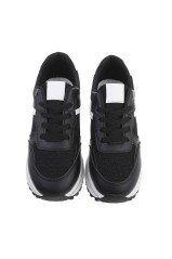 Damen Low-Sneakers - black-PC170-black