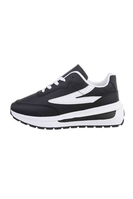 Damen Low-Sneakers - black-PC178-black