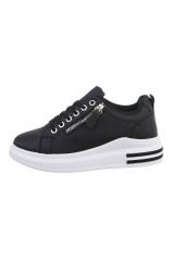 Damen Low-Sneakers - black-A94-black